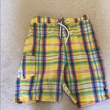 Polo By Ralph Lauren Swim | Boy’s Polo Swim Trunks | Color: Blue/Yellow | Size: Lb