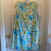 Lilly Pulitzer Dresses | Lilly Pulitzer 12p Floral Print Sleeveless Dress | Color: Blue/Yellow | Size: 12p