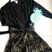 Lularoe Dresses | Elegant Collection: Lularoe Deanne Size Large | Color: Black/Gold | Size: L