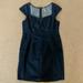 Free People Dresses | Free People Denim Fitted Dress Sz. M | Color: Blue/Gold | Size: M