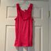J. Crew Tops | J. Crew Hot Pink Tank With Ruffle Nwot | Color: Pink | Size: L