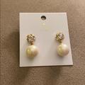 Kate Spade Jewelry | Kate Spade Lady Marmalade Earrings | Color: Cream/White | Size: Os