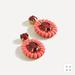 J. Crew Jewelry | J Crew Resin-Beaded Statement Earrings | Color: Red | Size: Os