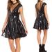 Free People Dresses | Free People Dance Til Dawn Sequin Dress S New | Color: Black | Size: S