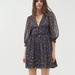 Urban Outfitters Dresses | Bnwt Printed Chiffon Dress | Color: Blue | Size: L