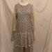 Anthropologie Dresses | Anthropologie Sparrow Lace Drop Waist Dress Size M | Color: Blue/Cream | Size: M