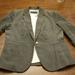 J. Crew Jackets & Coats | J Crew Pinstriped Lined Blazer | Color: Gray | Size: 14 Tall