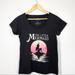 Disney Tops | Little Mermaid Disney Princess Tee Sz M | Color: Black/Pink | Size: M