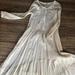 Free People Dresses | Long Sleeve Gauze Flowy Dress | Color: Cream | Size: Xs