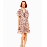 Kate Spade Dresses | Kate Spade By The Pool Flora Mosaic Dress | Color: Brown/Pink | Size: 0