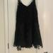 Free People Dresses | Free People Black Lace Dress | Color: Black | Size: M