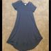 Lularoe Dresses | Lularoe Carly Dress | Color: Blue | Size: Xs