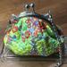 Urban Outfitters Bags | Kiss Lock Mini Cross Body - Green Floral Brocade | Color: Green | Size: Os