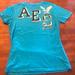 American Eagle Outfitters Shirts | Men’s American Eagle T-Shirt Size Xs | Color: Green/White | Size: Xs