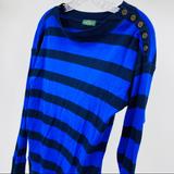 Ralph Lauren Sweaters | Lauren Ralph Lauren Striped Sweater | Color: Blue | Size: S