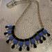 J. Crew Jewelry | J Crew Necklace | Color: Blue/Gold | Size: Os