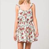 Free People Dresses | Free People Dress Is Like New. Size Xsmall | Color: Green/White | Size: Xs