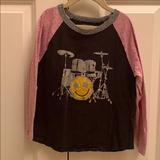 J. Crew Shirts & Tops | Jcrew Crewcuts Girls Shirt | Color: Black/Pink | Size: 10g