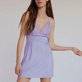 Free People Dresses | New Free People We Go Together Lilac Mini Dress | Color: Purple | Size: 4
