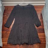 J. Crew Dresses | Jcrew Black Long Sleeve Polka Dot Dress | Color: Black/White | Size: 0