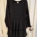 Lularoe Dresses | Lularoe Georgia Dress Womens 3x Solid Black Xxxl T | Color: Black | Size: 3x