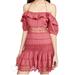 Free People Dresses | Free People Cruel Intentions Lace Mini Dress | Color: Orange/Red | Size: 6