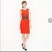 J. Crew Dresses | J. Crew Orange & Black Polka Dot Sheath Dress 8 | Color: Black/Red | Size: 8