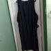 J. Crew Dresses | J.Crew Plus Midi Black Poly Dress 24 2x 3x Jcrew | Color: Black | Size: 24