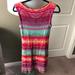 Ralph Lauren Dresses | Euc Ralph Lauren Rainbow Crochet Dress | Color: Green/Orange | Size: Xsp