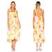 Free People Dresses | Free People Moonshine Linen Blend Dress | Color: White/Yellow | Size: Xs