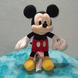 Disney Toys | Disney Parks Mickey Mouse Plush Small | Color: Black/Red | Size: Osbb