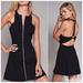 Free People Dresses | Free People High Neck Zip Front Dress | Color: Black | Size: Xs