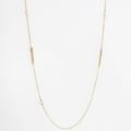 Kate Spade Jewelry | Kate Spade North Court Pave Bar Necklace - Gold | Color: Gold | Size: Os