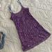 Free People Tops | Free People Sequin Tunic Dress | Color: Purple | Size: Xs