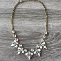 J. Crew Jewelry | J. Crew Statement Necklace | Color: Gold/White | Size: Os