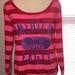 American Eagle Outfitters Tops | American Eagle Outfitters Sweatshirt | Color: Pink/Red | Size: M