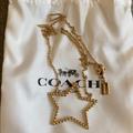 Coach Jewelry | Coach Star Necklace Authentic | Color: Gold | Size: Os