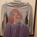 Disney Dresses | Disney Little Mermaid Dress | Color: Gray/Purple | Size: X/S 4-5