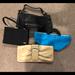 Coach Bags | 4 Purse Lot-Coach,Nine West,Herve Chapelier,Other | Color: Black/Cream | Size: Os