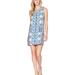 Lilly Pulitzer Dresses | Lily Pulitzer Kelby Stretch Shift Blue Dress Sz 14 | Color: Blue/White | Size: 14