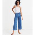 Madewell Jeans | Madewell Emmett Wide Leg Crop Jeans Rosalie Wash | Color: Blue | Size: 26