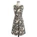 J. Crew Dresses | J.Crew Polynesian Floral Fit Flare Dress | Color: Black/Cream | Size: 6