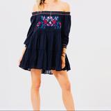 Free People Dresses | Free People Mini Dress | Color: Black/Red | Size: Xs