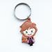 Disney Accessories | Disney Frozen 2 Anna Cartoon Rubber Keychain | Color: Brown/Purple | Size: Os