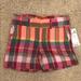 Ralph Lauren Bottoms | Girl’s Plaid Ralph Lauren Shorts | Color: Orange/Pink | Size: 5g