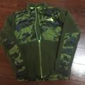 The North Face Jackets & Coats | Green Camo The North Face Fleece Jacket | Color: Green/Yellow | Size: Lb