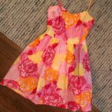 Lilly Pulitzer Dresses | Lily Pulitzer Pink Floral Dress Size 2 | Color: Orange/Pink | Size: 2