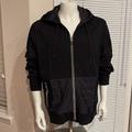 Michael Kors Shirts | Michael Kors X Tech Black Full-Zip Attached Hood Jacket | Color: Black/Red/White | Size: Xl