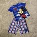 Disney Matching Sets | Mickey Mouse Disney Matching Set | Color: Blue/Red | Size: 7xb