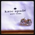 Kate Spade Jewelry | Kate Spade Stud Diamond Classic Cz Earrings Gold Vintage Style | Color: Gold | Size: Os